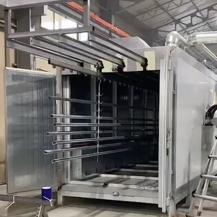 aluminum powder coating oven
