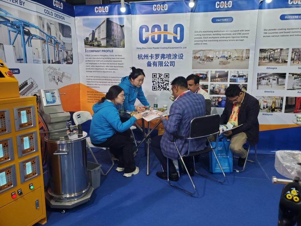 COLO participated in the surface finishing exhibition SF China in Shanghai 