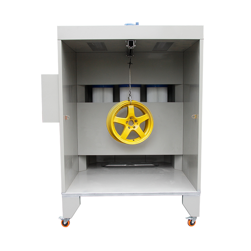 cartridge filter powder coatig booth