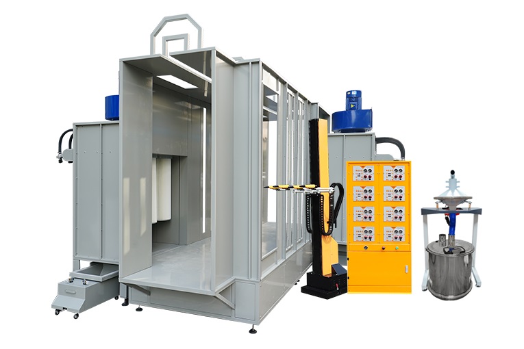 automatic powder coating system