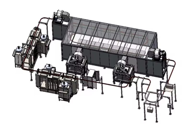 Automatic Powder Painting Line