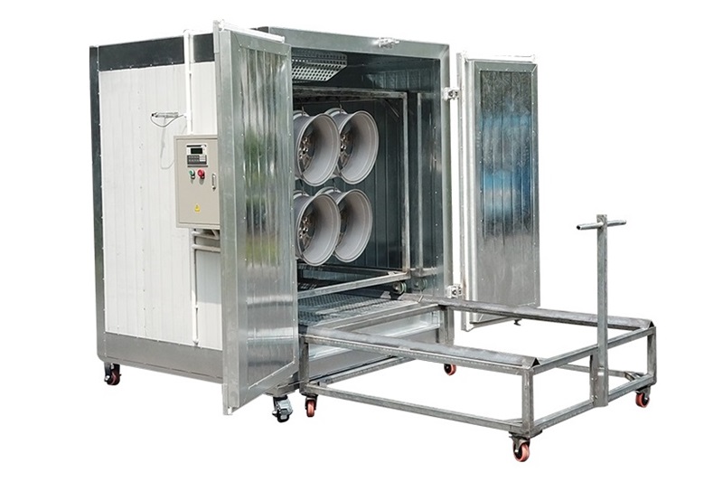 wheel powder coating oven