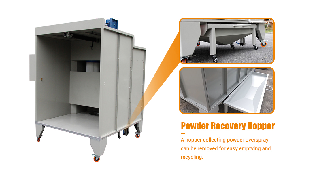 Cartridge Recovery Powder Coating Booth 