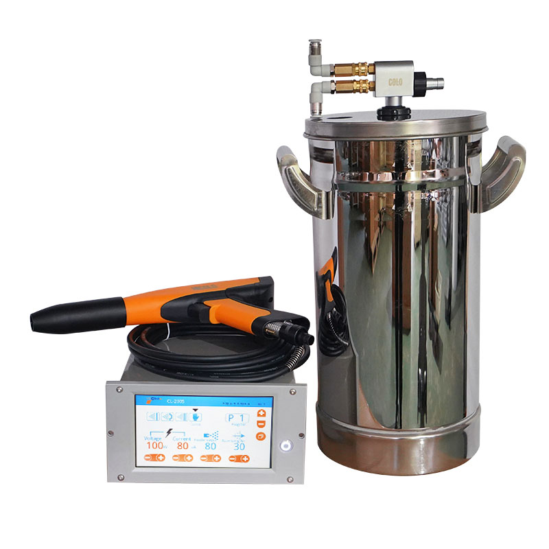 Touch Screen Portable Powder Coating Gun System COLO-200S-TB