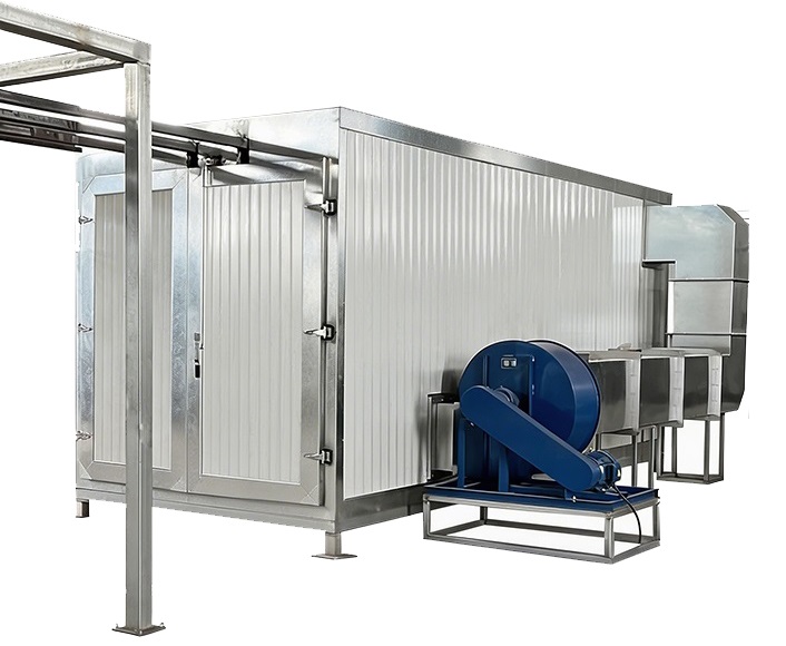 tracks powder coating oven