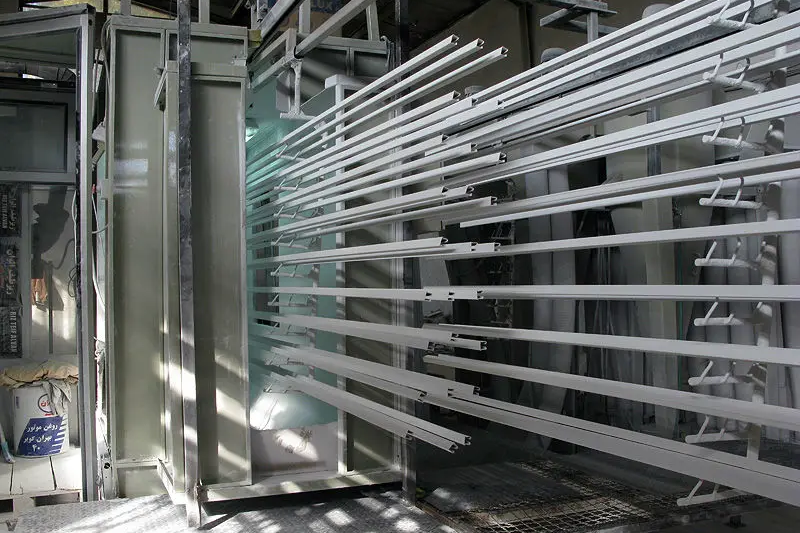 powder coating aluminium profiles