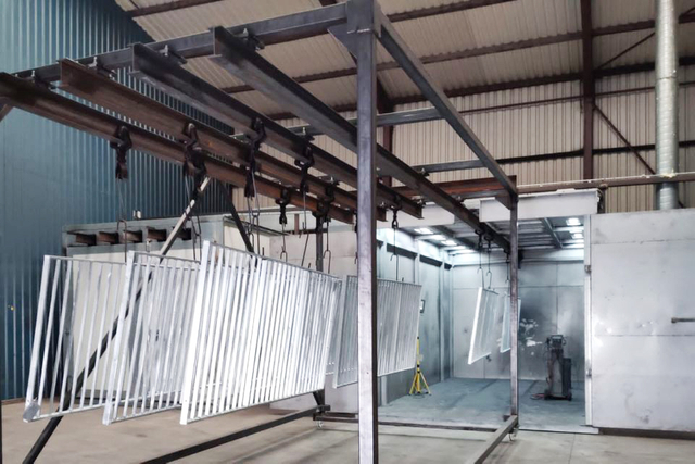 Manuak Powder Coating Plant for Fence & Gates