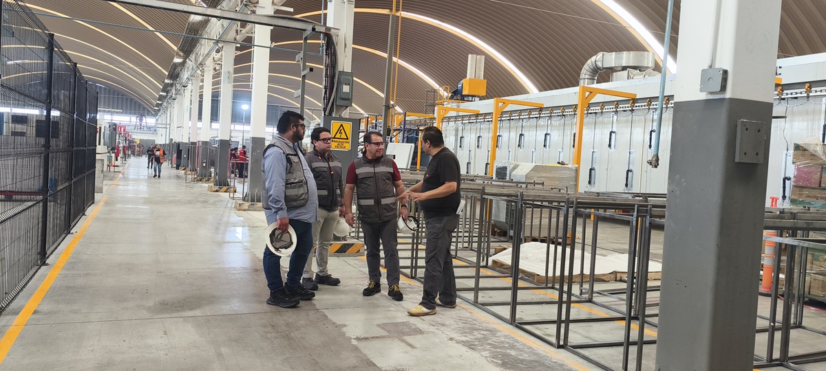 powder coating line for furniture