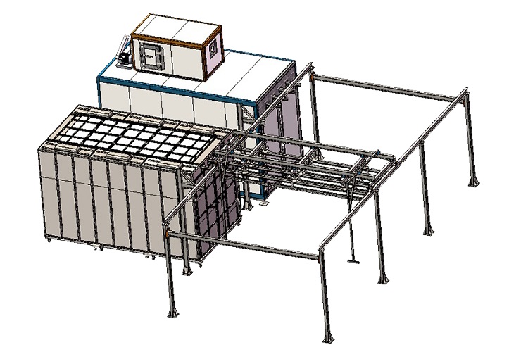 manual powder coating line