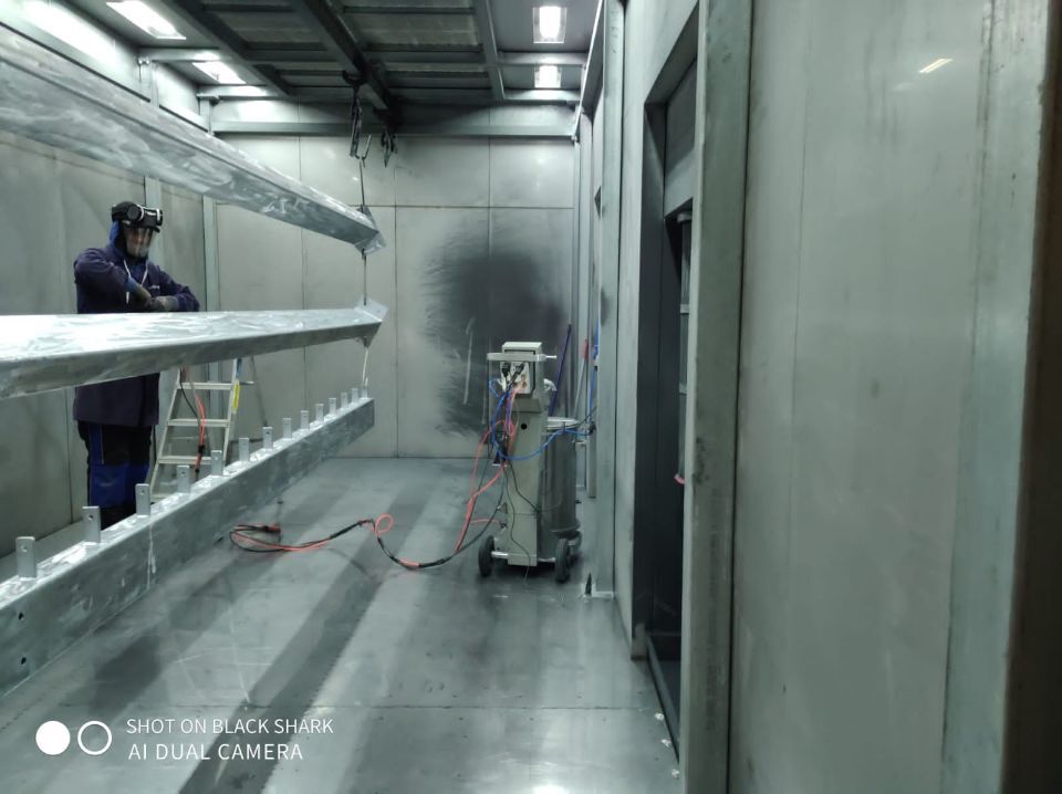 powder coating system