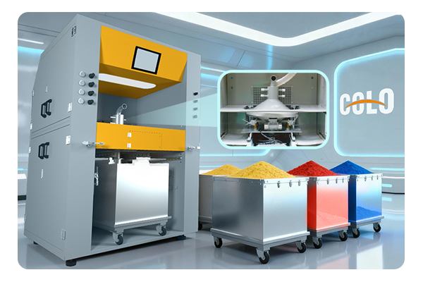 powder feed center