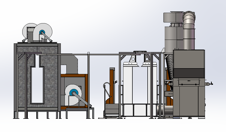 automated powder coating line