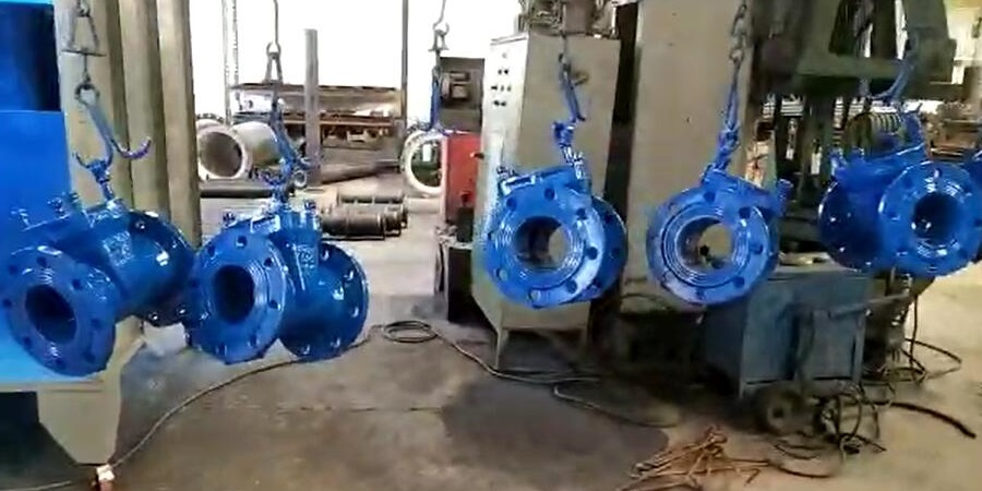 Powder Coating Fire Hydrants