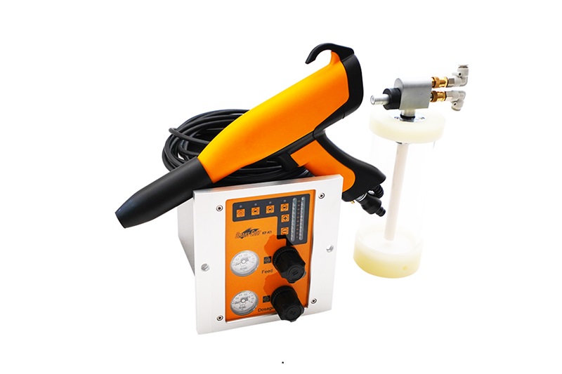 portable powder coating gun