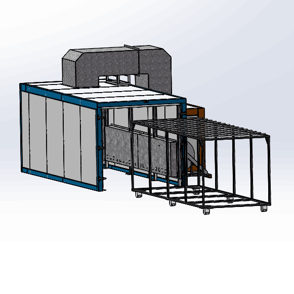 Walk-in Powder Coating System Plant
