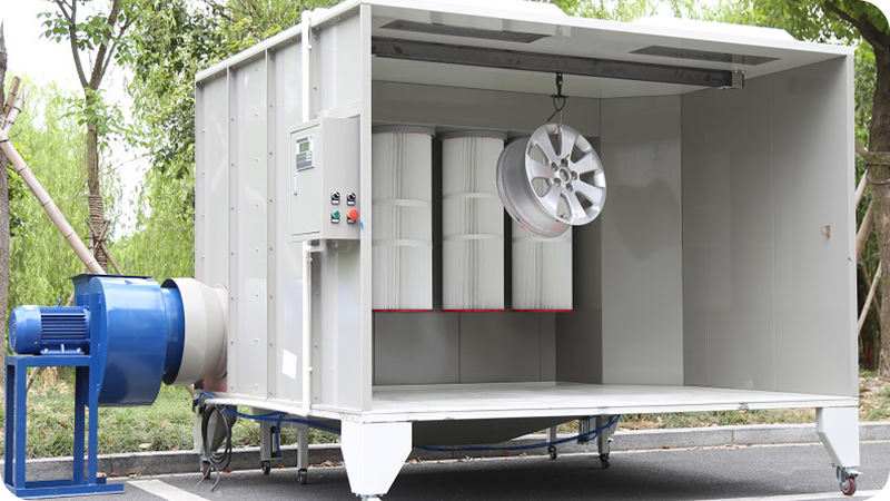 COLO-POWDER-COATING-BOOTH---RECYCLE-EFFICIENCY,-DUST-CONTROL