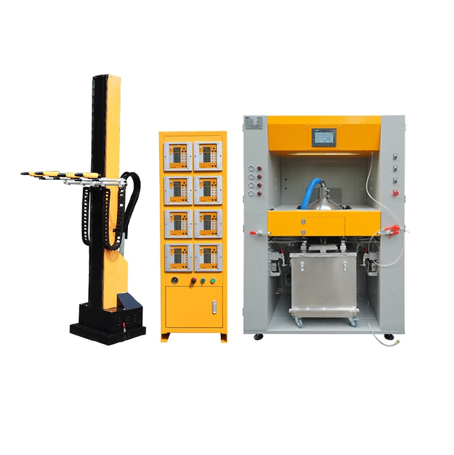 Automatic Powder Coating Equipment with Powder Feed Center