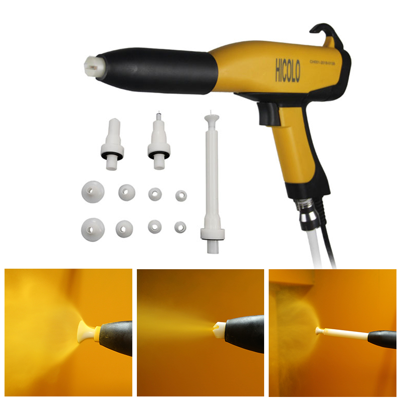 Touch Screen Portable Powder Coating Gun with 500ml Cup 