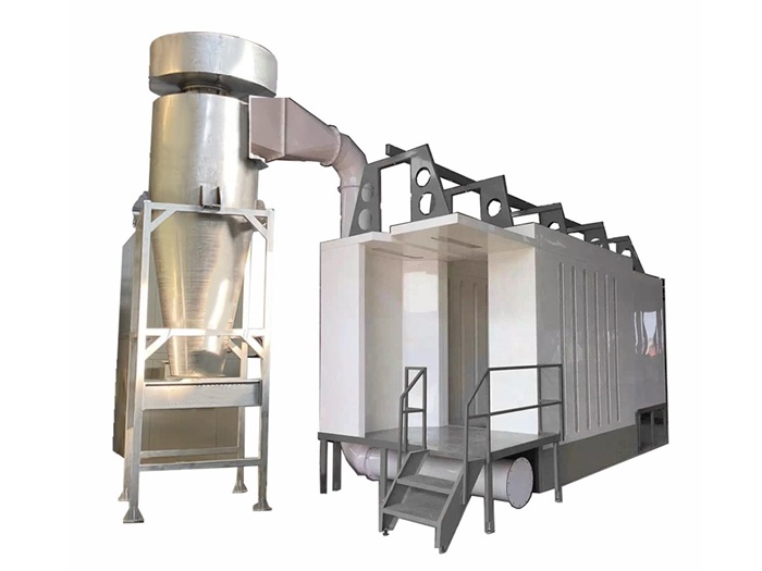 cyclone powder spray booth