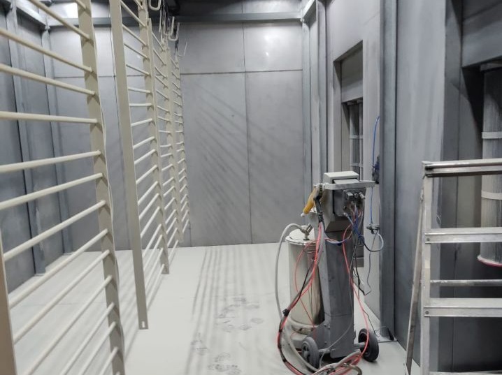 manual powder coating system