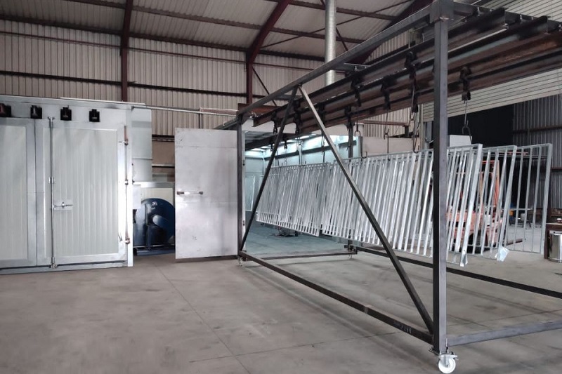 Manual Powder Coating Plant for Gates