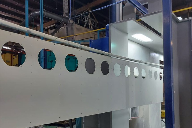 Powder Coating Metal Plates