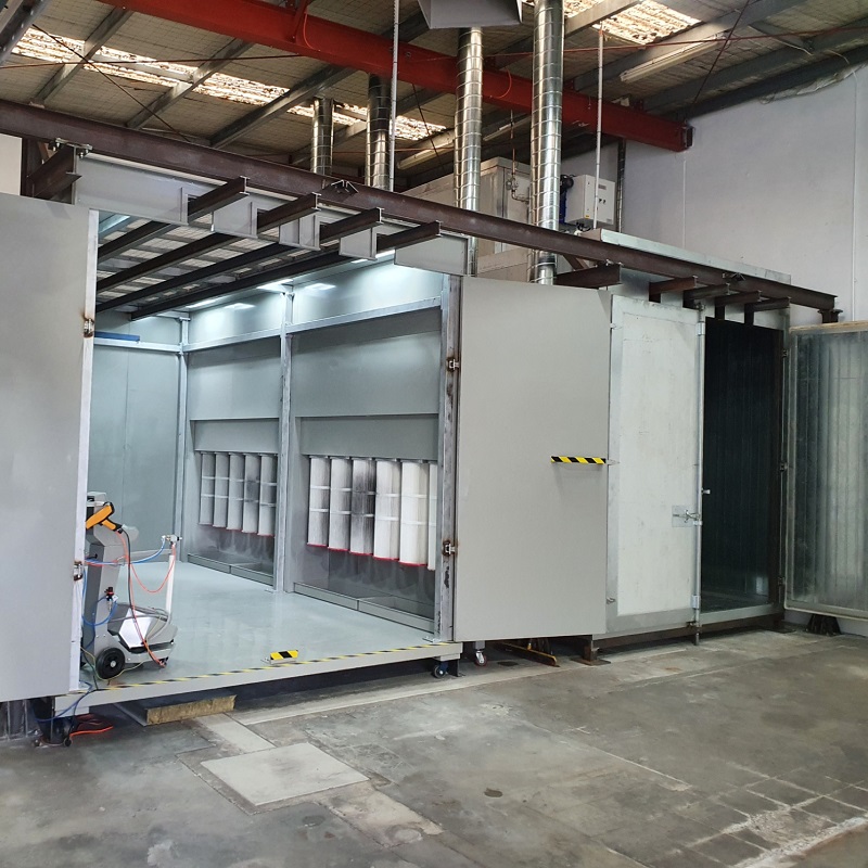 Compact Manual Powder Coating Plant