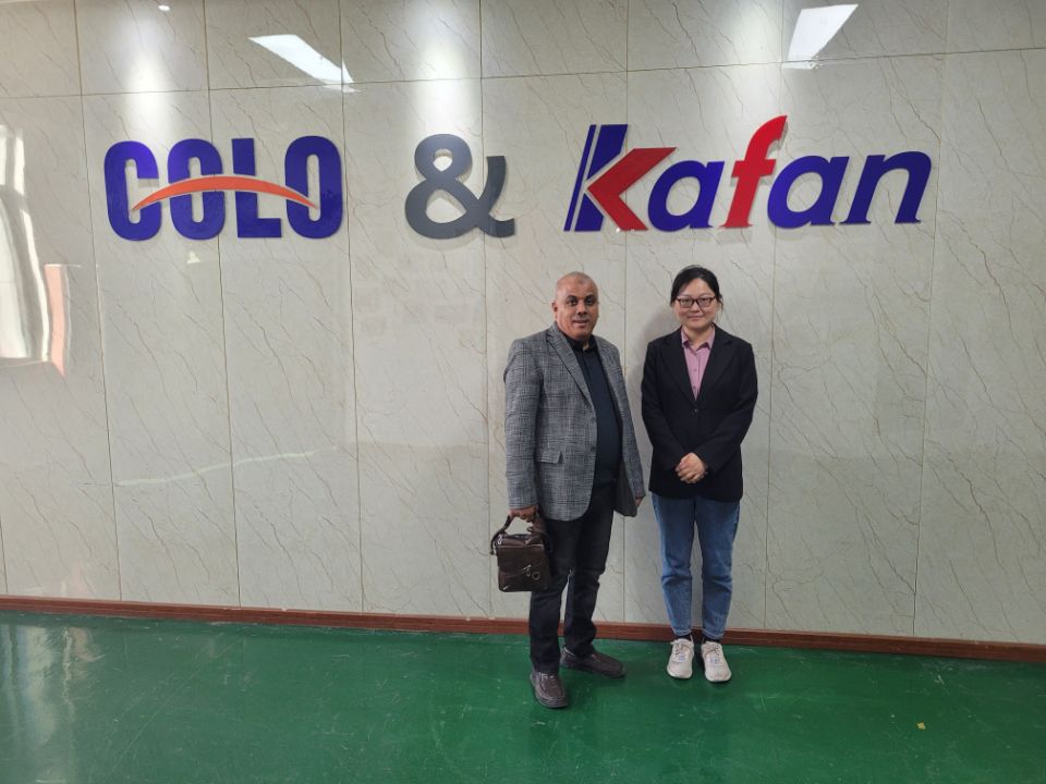 Algeria Customer Visit COLO for Powder Coating Booth and Oven