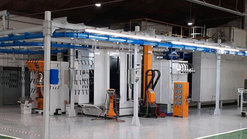 Automatic-Powder-Coating-Booth