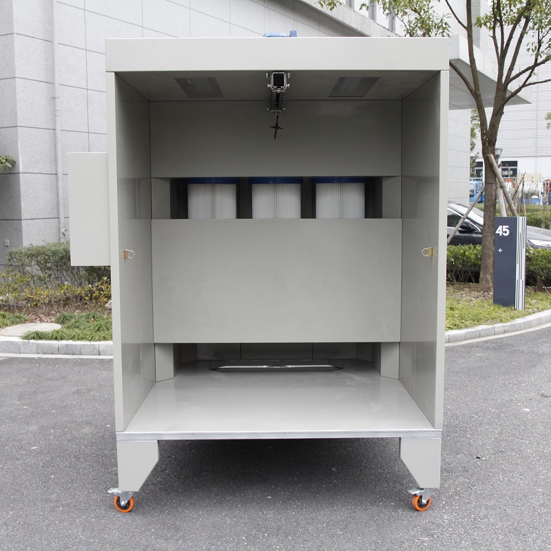 manual powder coating booth