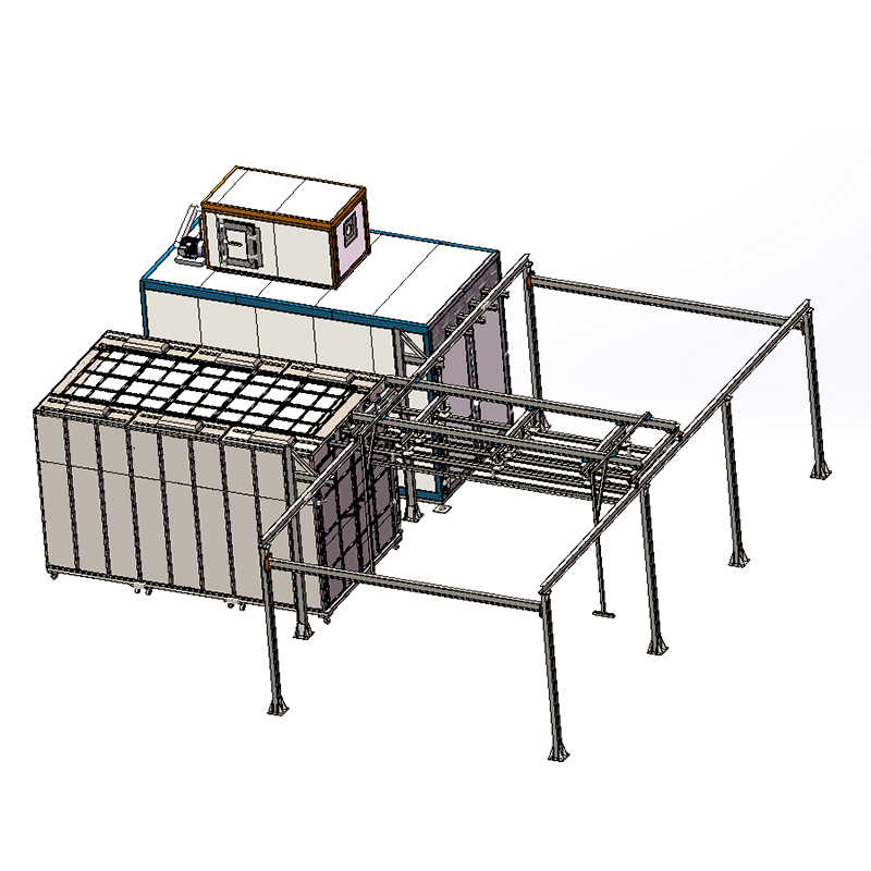 Customized Walk-in Powder Coating Booth for Large and Heavy Parts