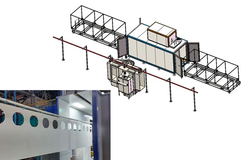 manual powder coating plant