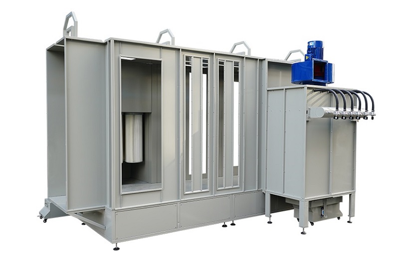 automatic powder coating booth