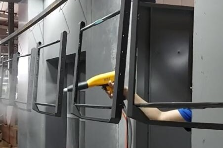 powder coating metal frame