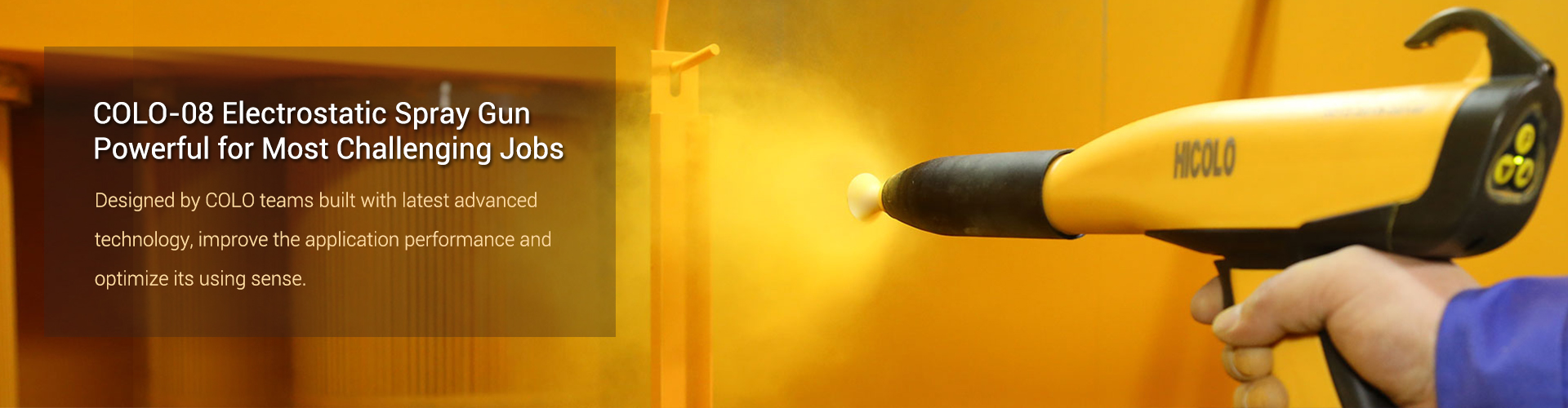 COLO powder coating gun