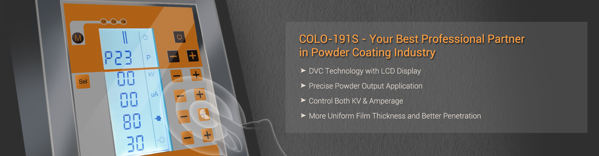 COLO-191S powder coating equipment