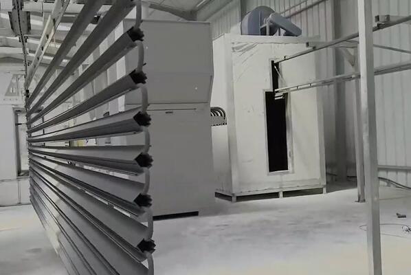 powder coating line for aluminium profiles