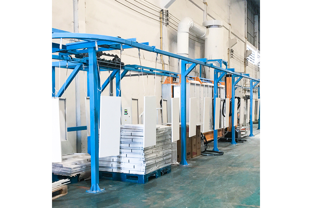 semi-automatic powder coating plant