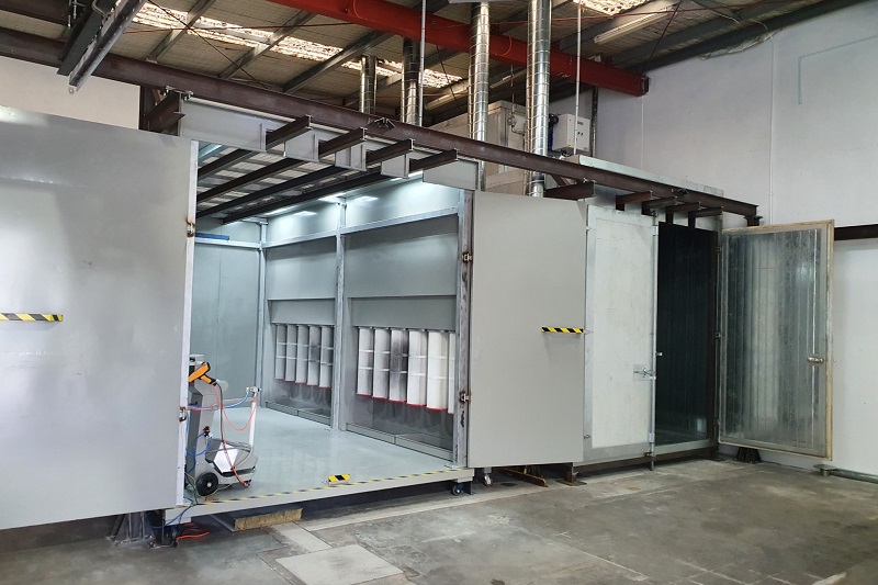 Manual Powder Coating Plant for Heavy Parts (in Australia)
