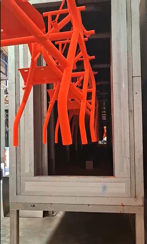 automatic powder coating curimg tunnel