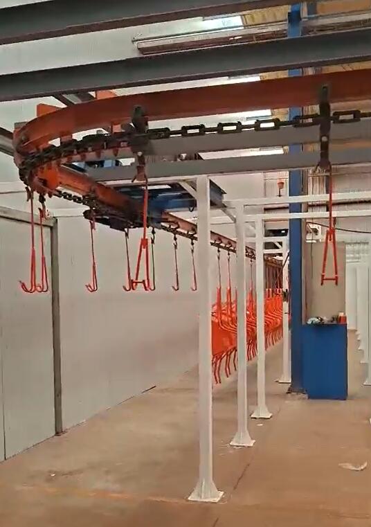 powder coating conveyor system