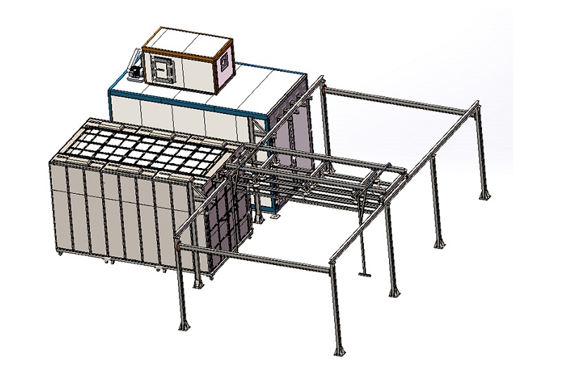 Walk-in Booth for Manual Coating Plant