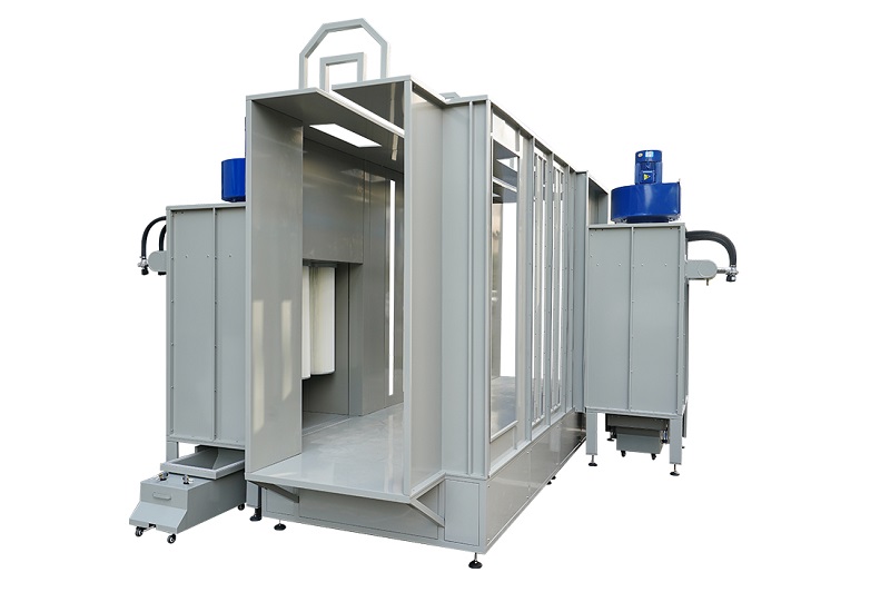 Automatic Spray Booth with Cartridge Filter Rooms