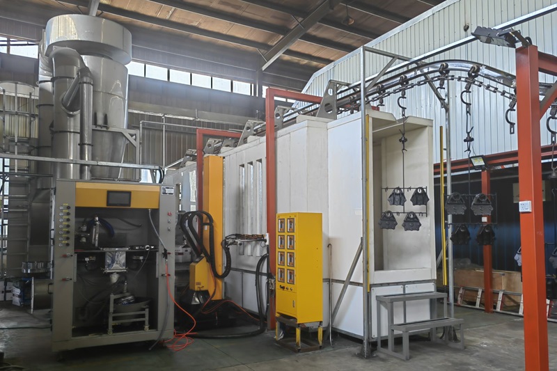 Automatic Powder Coating Booth System (in Hubei, China)