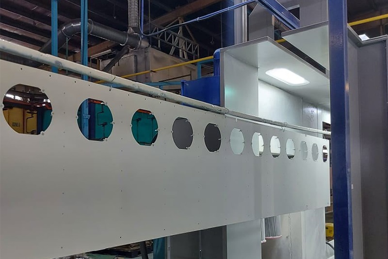 Powder Coating Plant for Metal Plates