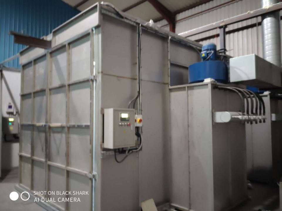 walk in powder coating booth 2