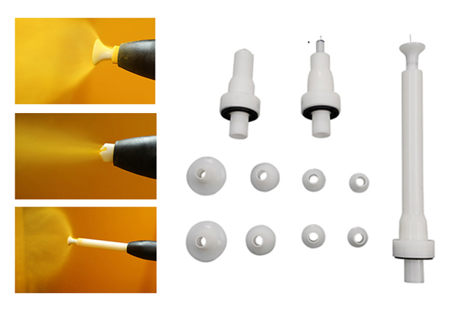powder spray gun nozzles