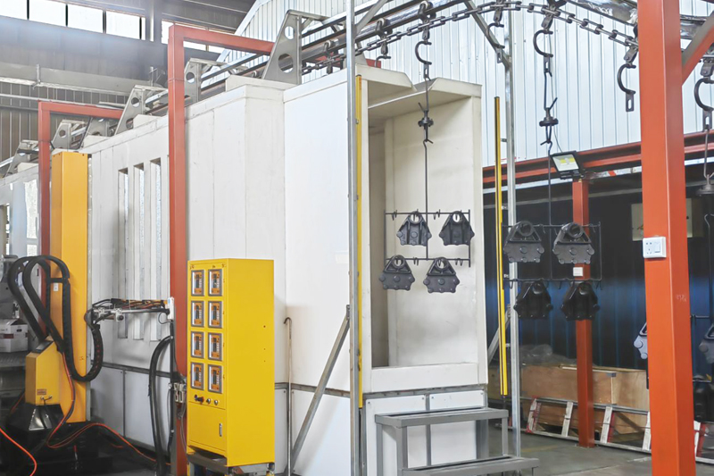 ground automatic powder coating line