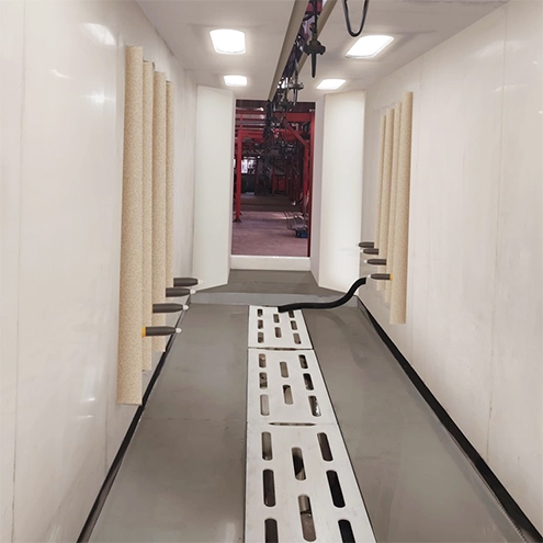 Self-cleaning-Booth-Floor