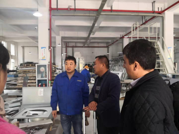 Tajikistan Customer Visit COLO for Powder Coating Line